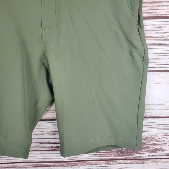 TEREN Mens 35 Green 10" Inseam Daily Driver Chino Shorts                     #63 - Picture 5 of 12